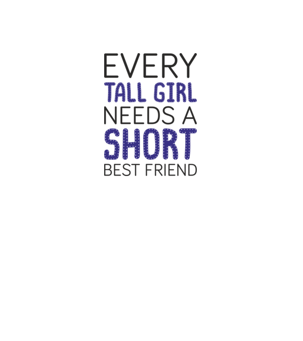 Short Freind model alb pe tricou