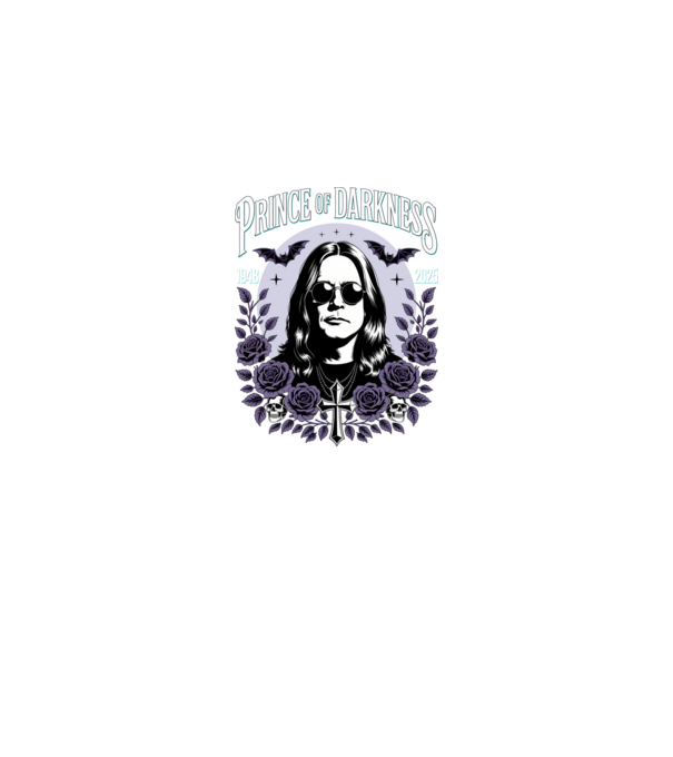 Prince of Darkness model negru pe tricou