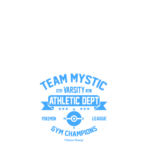 Mystic champions model negru pe tricou