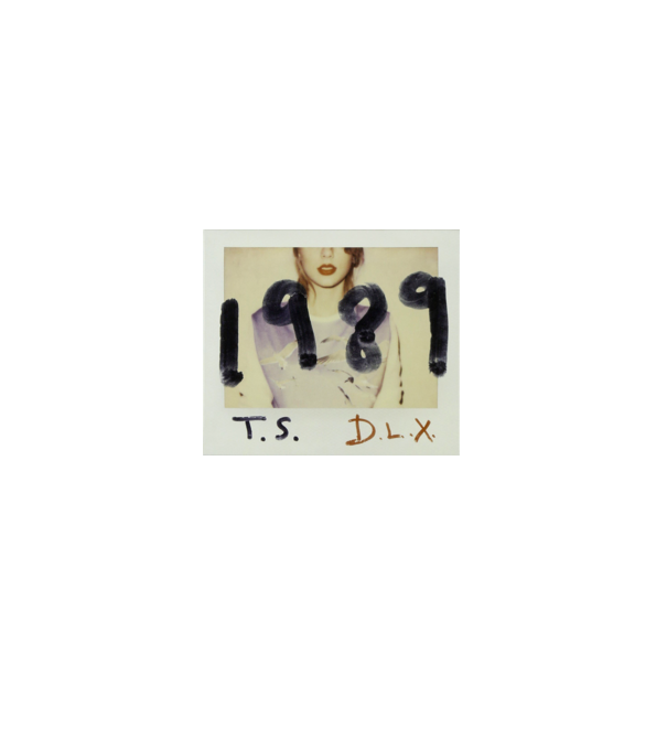 Taylor Swift polaroid model albastru deschis pe tricou