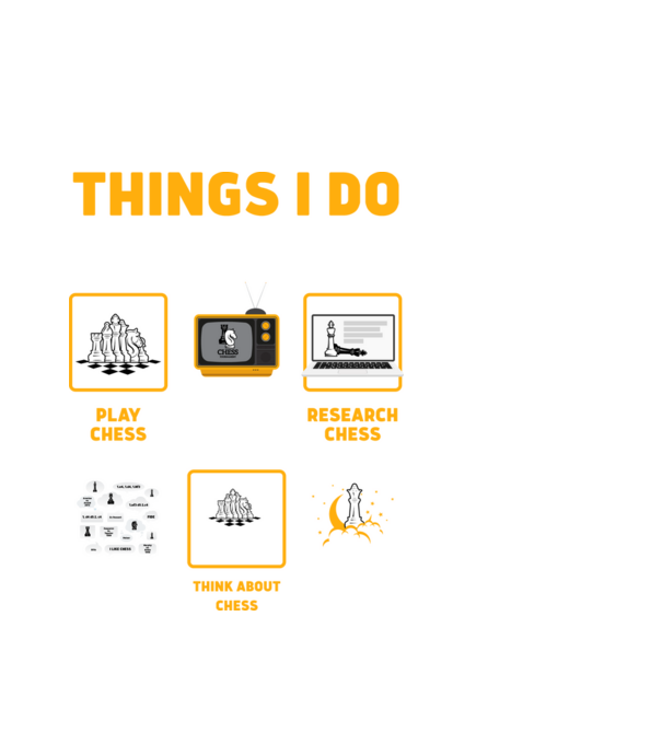 Things I do in my spare time model alb pe tricou
