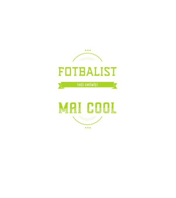 Sunt fotbalist, la fel ca toți ceilalți, dar mult mai cool model negru pe tricou