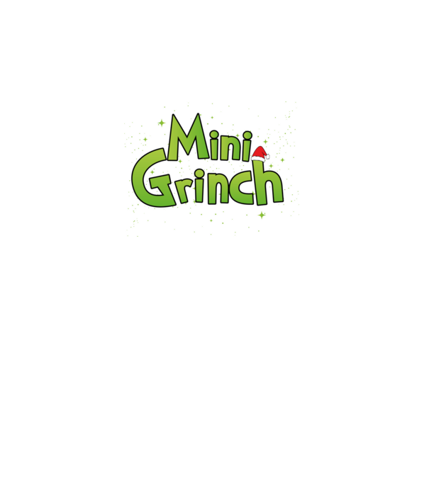 Grinch Family Mini Grinch model negru pe tricou