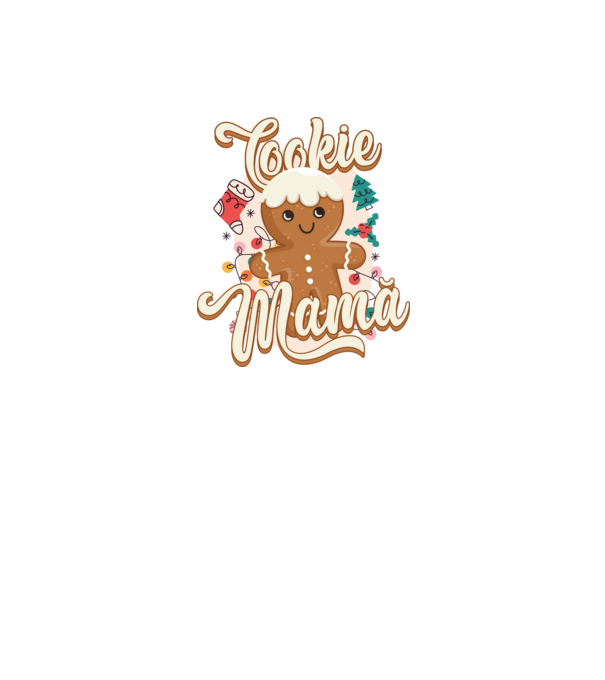 Cookie mamă model alb pe tricou