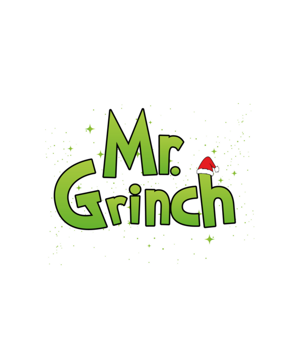 Grinch Family Mr Grinch model alb pe tricou