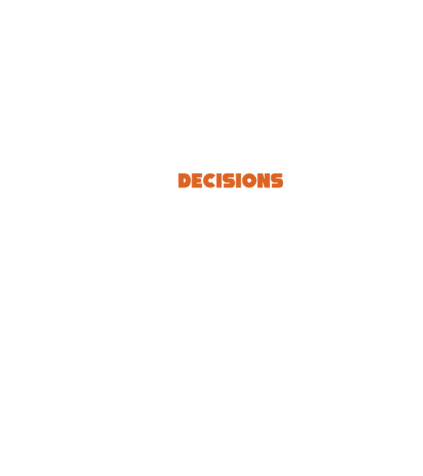 Motiv cuplu I make decisions model negru pe tricou