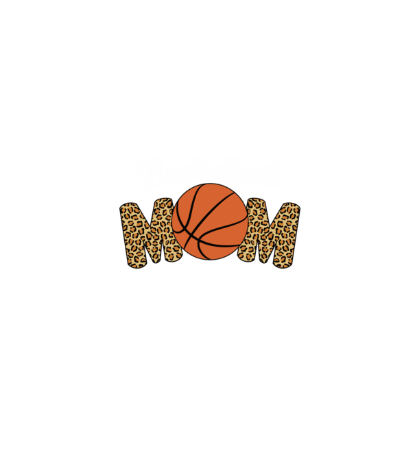 Basketball Mom model negru pe tricou