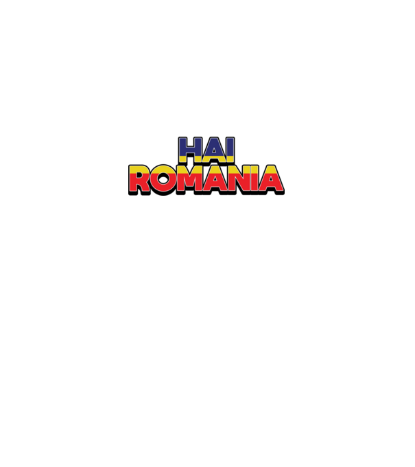 Subtitlu Hai Romania model alb pe tricou