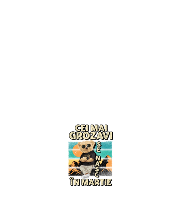 RETRO teddy MARTIE model albastru închis pe tricou