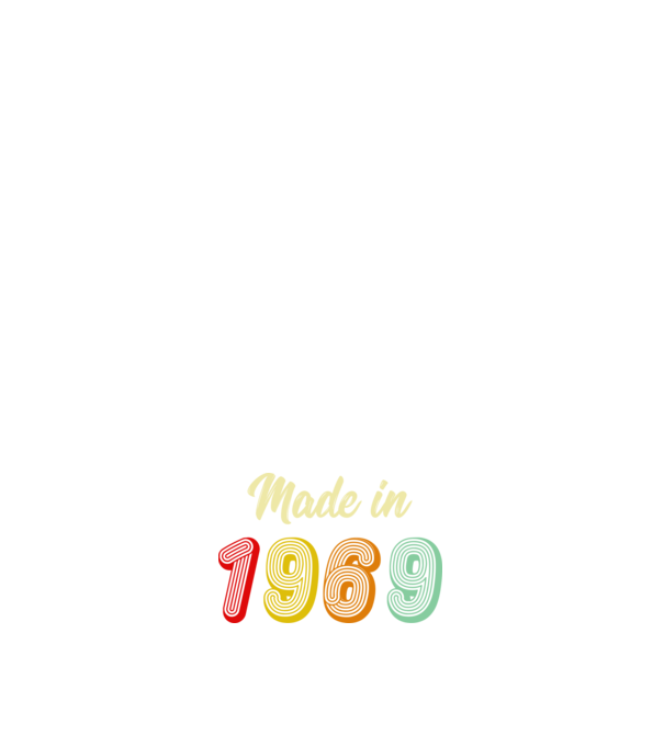 made in 1969 retro model negru pe tricou