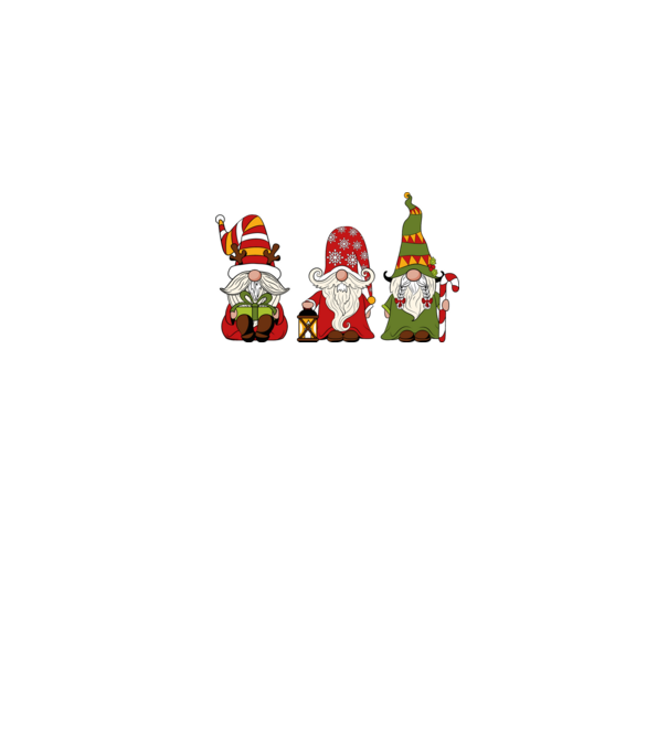Xmas gnomes 2 model negru pe tricou