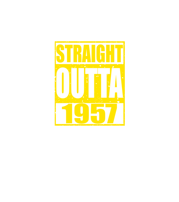 Straight Outta - 1957 model roșu pe tricou