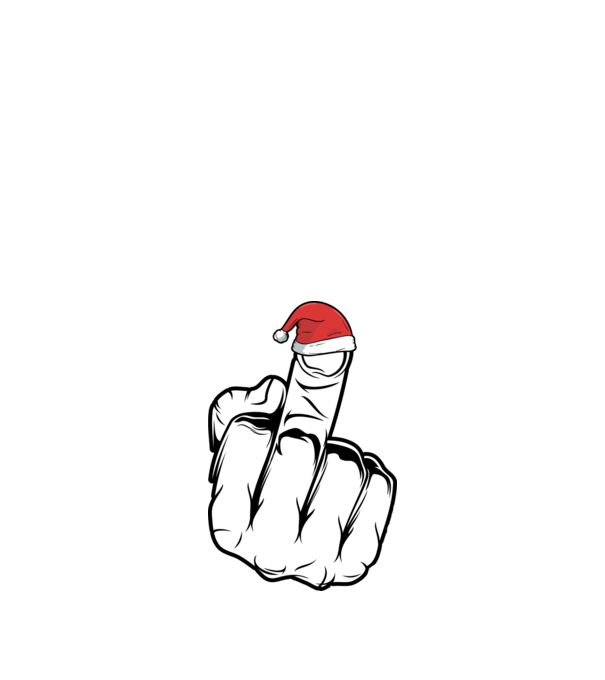 f u christmas model alb pe tricou