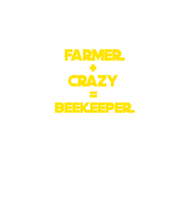 Farmer crazy beekeeper model negru pe tricou