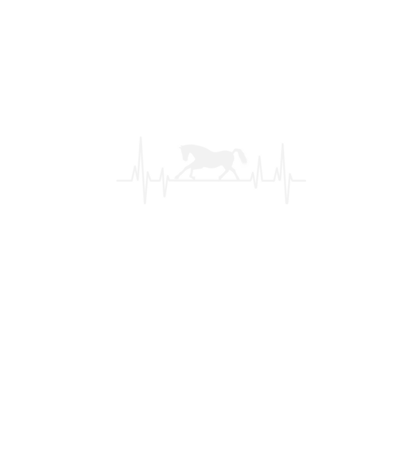 horse heartbeat model albastru jeanși pe tricou