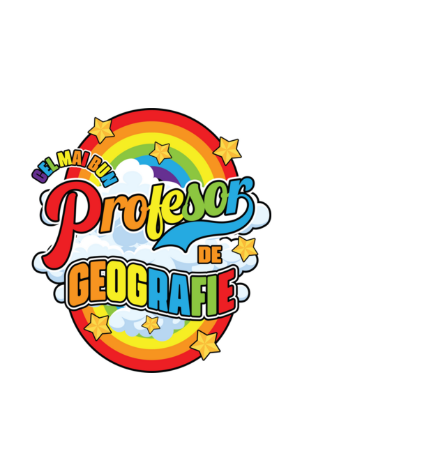 Cel mai bun de geografie model negru pe tricou