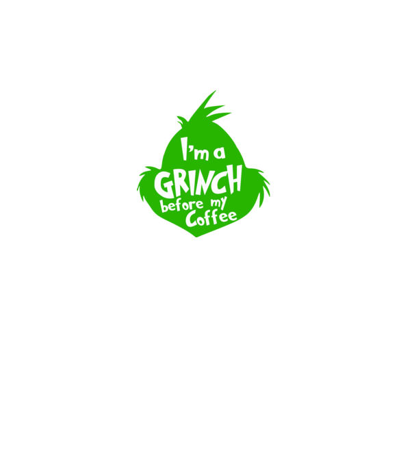 Grinch before coffee model turcoaz pe tricou