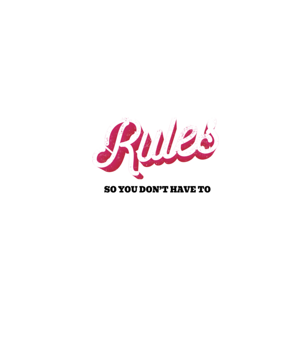 I read the rules s you don't have to simple model albastru jeanși pe tricou