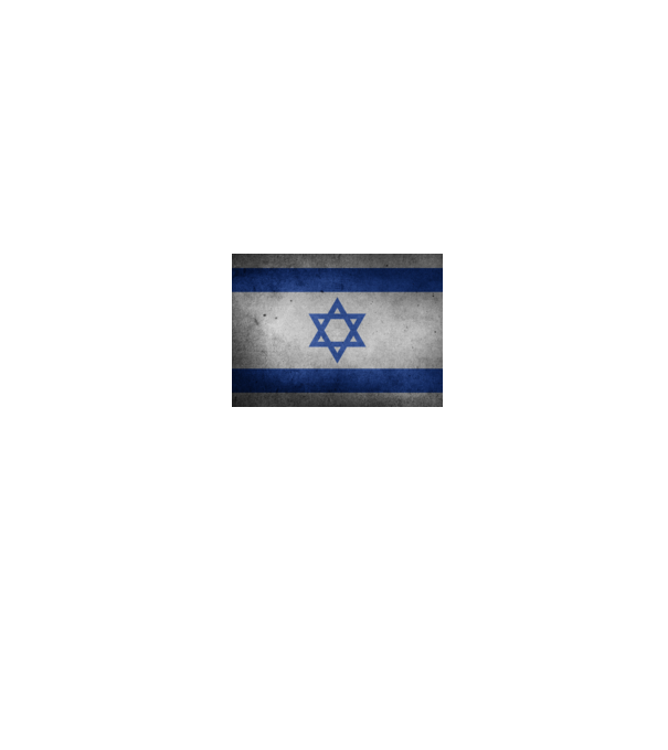 ISRAEL model negru pe tricou