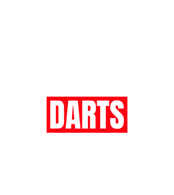 DARTS HERO model negru pe tricou