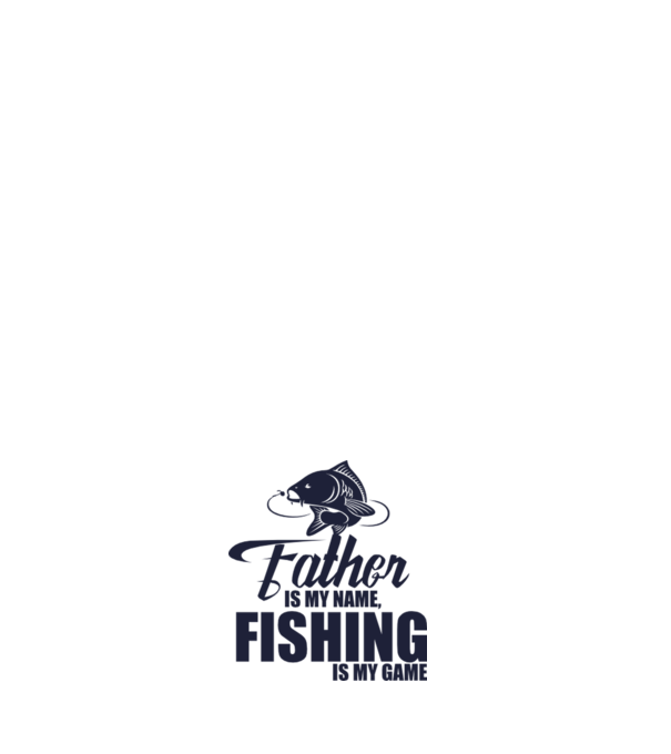 Father is my name, fishing is my game model negru pe tricou
