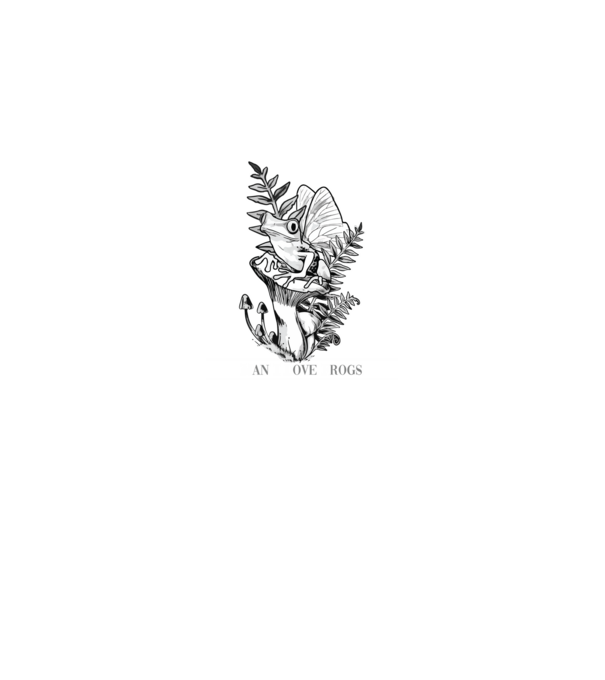 MILF man i love frogs model negru pe tricou