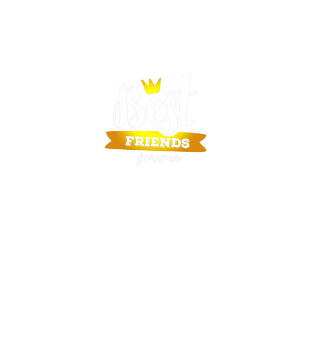 Best friends forever model mov pe tricou