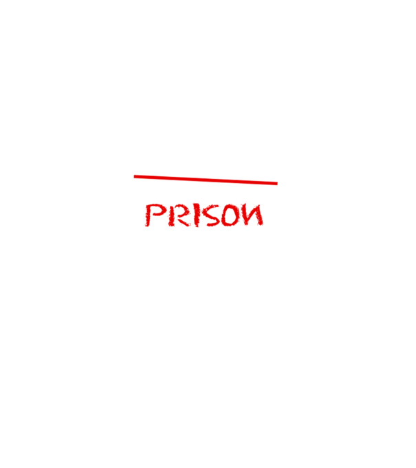 Back to prison - școală model negru pe tricou