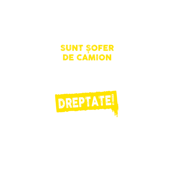 Sunt șofer de camion, pentru a economisi timp, să reținem că am întotdeauna dreptate! model negru pe tricou