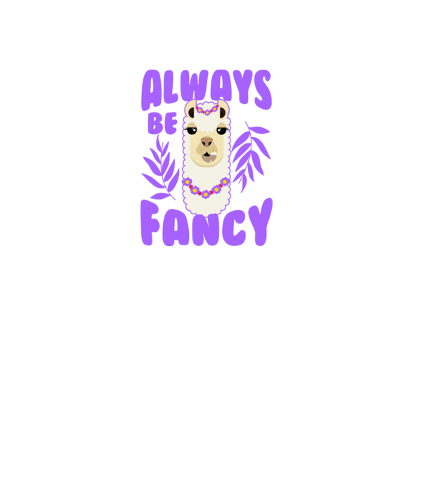 Always be fancy model negru pe tricou