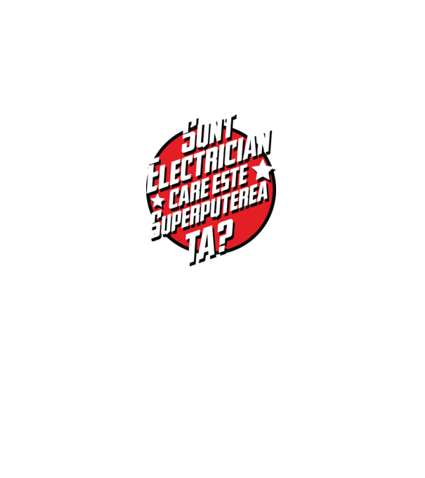 sunt electrician, care este superputerea ta? model albastru închis pe tricou