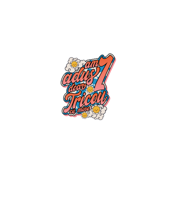 Am adus doar un tricou cu mine! model gri pe tricou