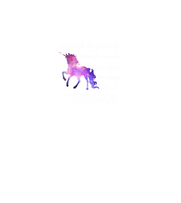 Always be UNICORN model gri pe tricou