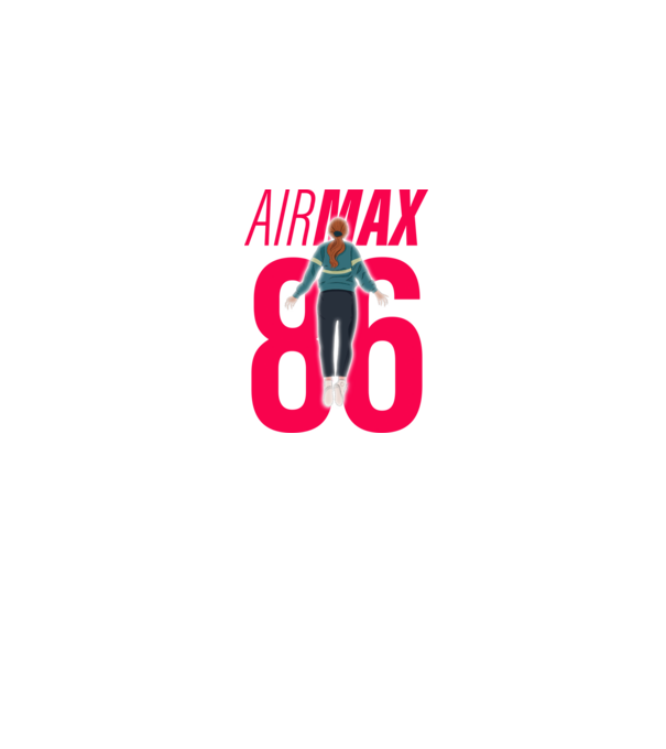 air max 86 stranger things model albastru jeanși pe tricou