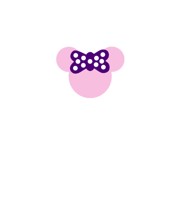 Minnie model alb pe tricou