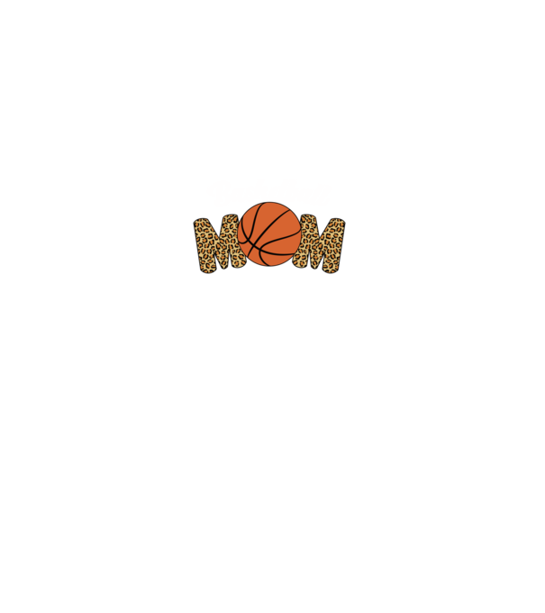 Basketball Mom model negru pe tricou