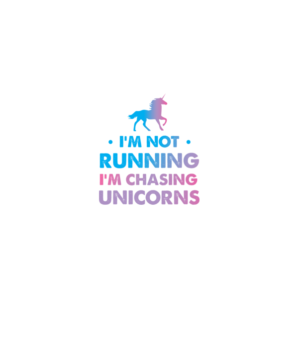Unicorn Alergare model alb pe tricou