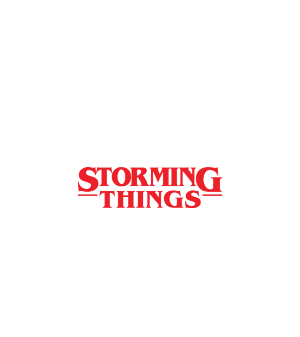 storming things - area 51 model negru pe tricou
