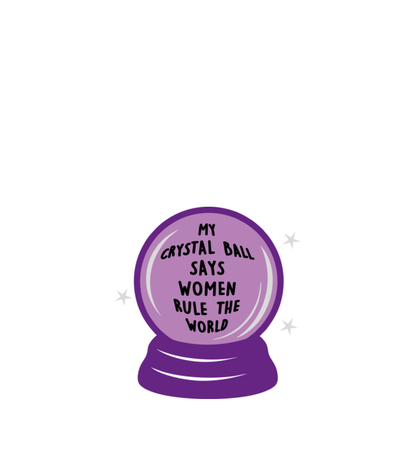 Women rule the world model negru pe tricou