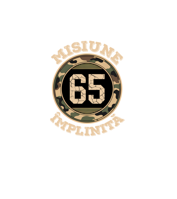 Misiune împlinită 65 model turcoaz pe tricou
