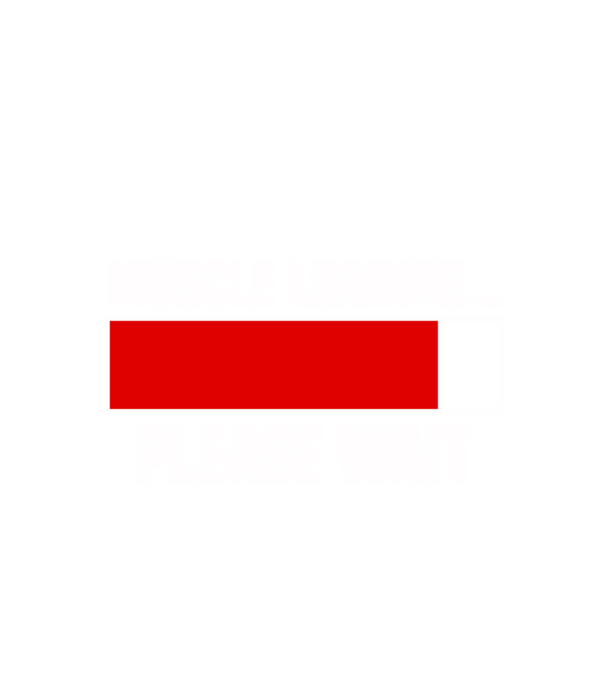 Muscle loading model negru pe tricou