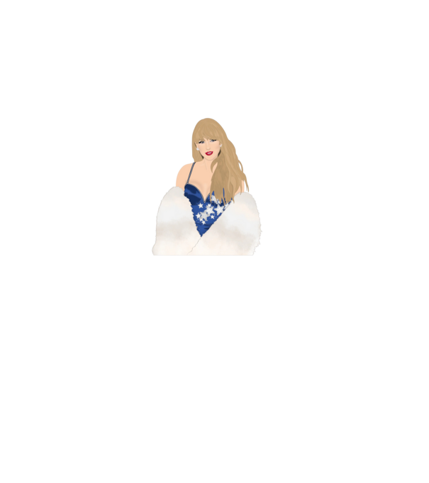 Taylor Swift blue model roz deschis pe tricou