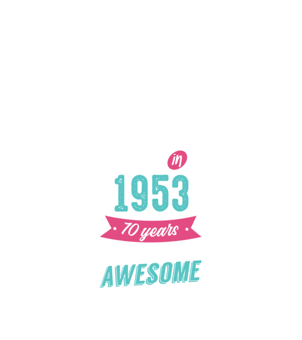 Made in 1953 model negru pe tricou
