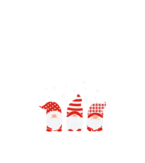 Xmas gnomes model negru pe tricou