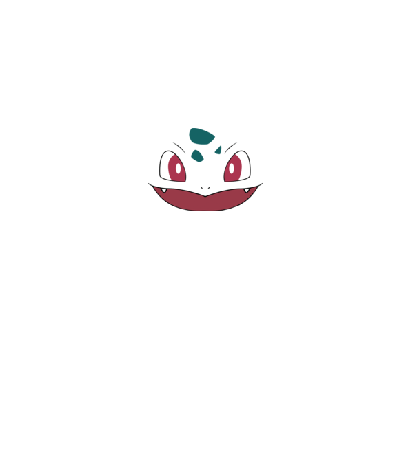 Bulbasaur model gri pe tricou