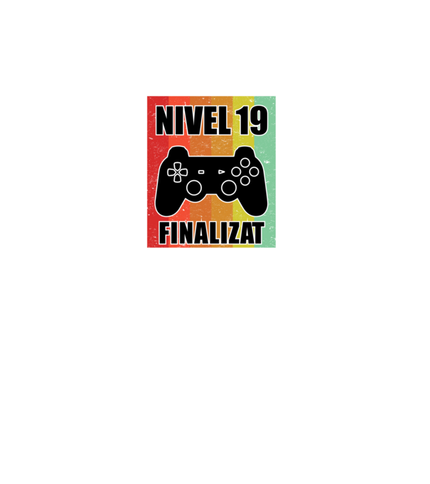 Nivel 19 finalizat model turcoaz pe tricou