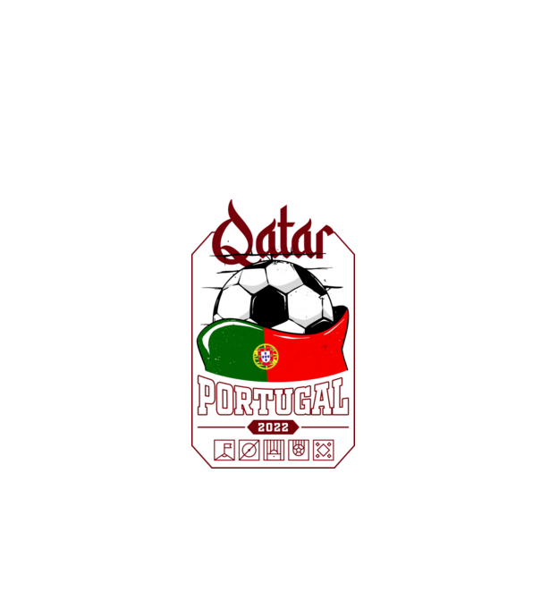 Qatar teams Portugal model negru pe tricou