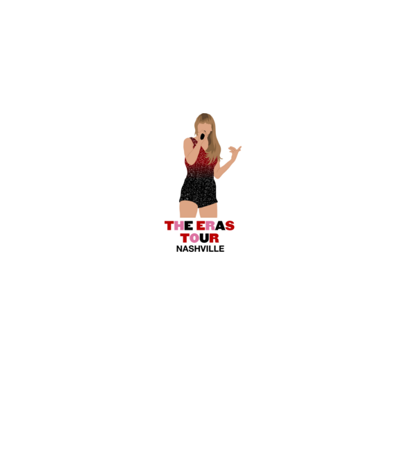 Taylor Swift The Eras Tour Nashville model roz deschis pe tricou