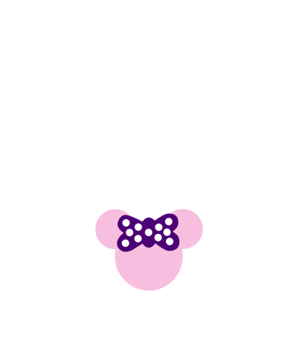 Minnie model alb pe tricou