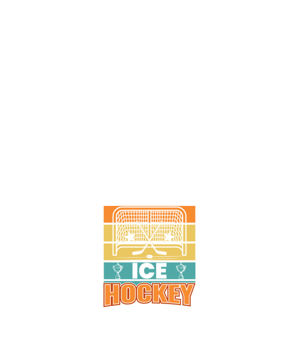 Ice Hockey model albastru închis pe tricou